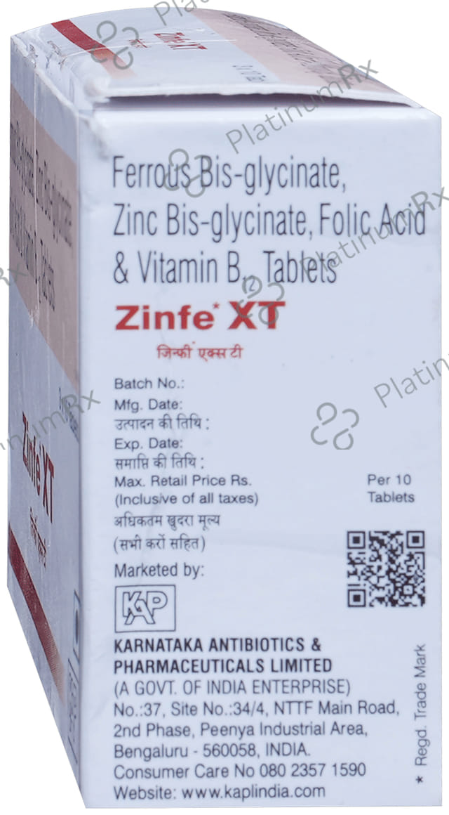 Zinfe XT Tablet 10s