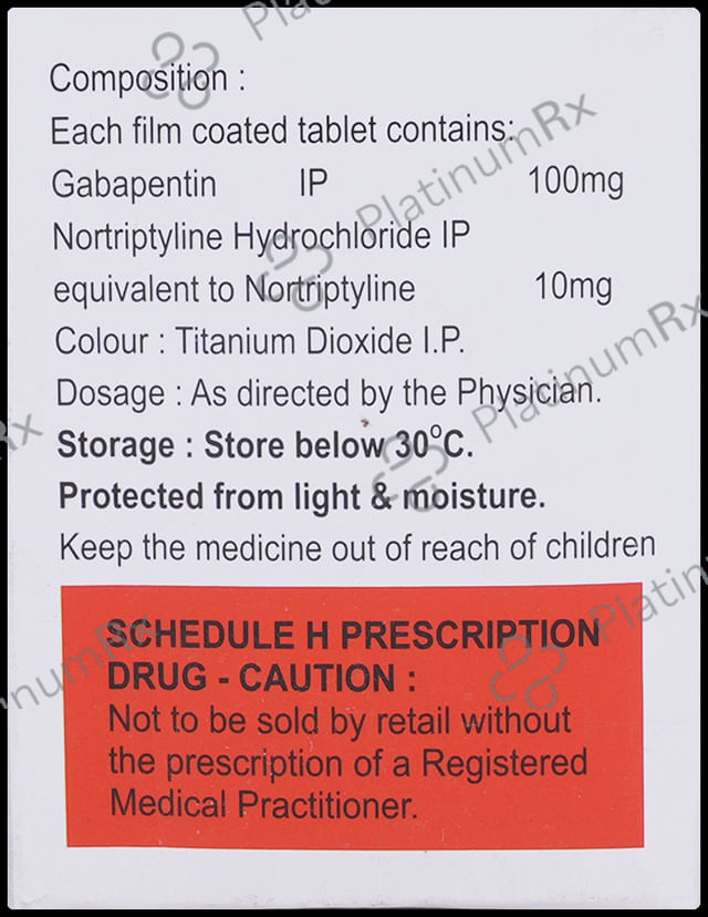 Baga NT 100 100/10mg Tablet 15s
