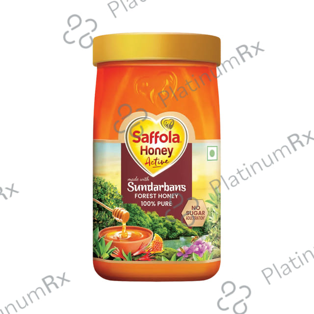 Saffola Honey Active Made with Sundarban Forest Honey No Sugar Adulteration 500gm
