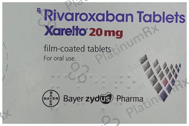 Xarelto 20mg Tablet 14s
