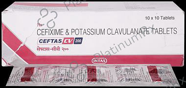 Ceftas CV 200/125mg Tablet 10s