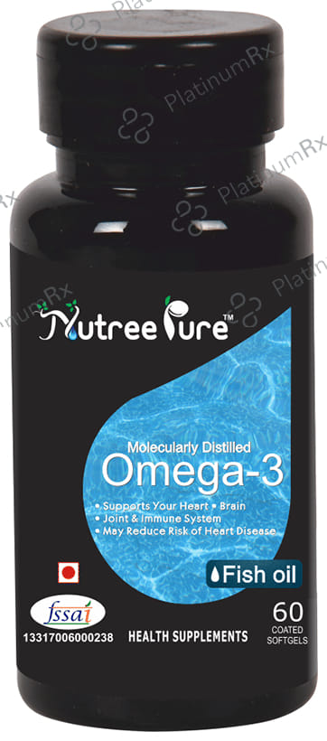 Nutree Pure Omega 3 Coated Softgels 60s