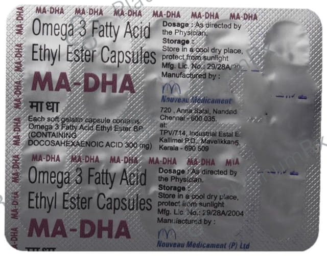 MA Dha 300mg Capsule 10s