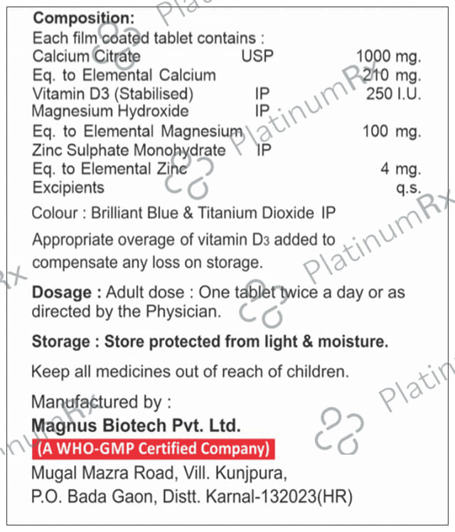 Shcal-D3 Tablet 15 tablets
