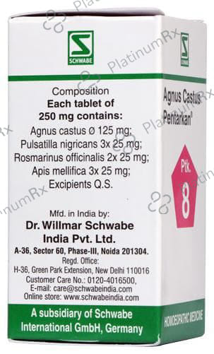 Dr Willmar Schwabe India Agnus Castus Pentarkan Tablet