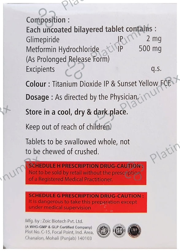 Glimiyano-M2 Tablet PR