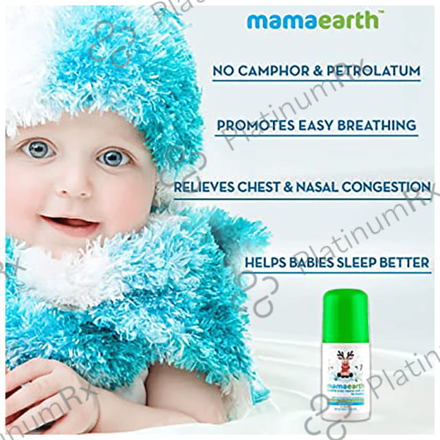 Mamaearth Natural Breathe Easy Vapour Roll-On for Babies