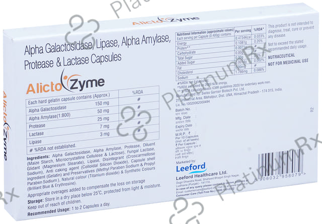 Alictozyme Capsule 10s