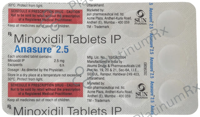 Anasure 2.5mg Tablet 15s