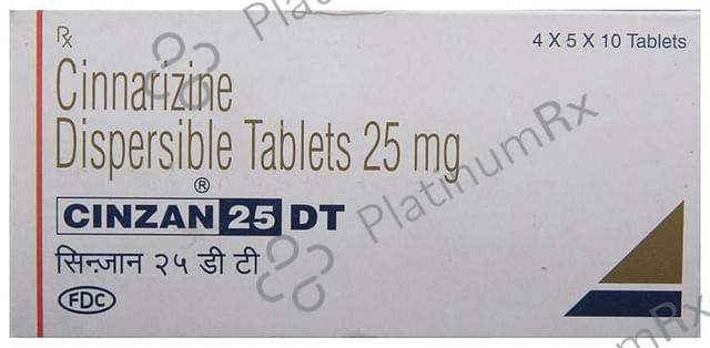 Cinzan 25mg DT Tablet 10s