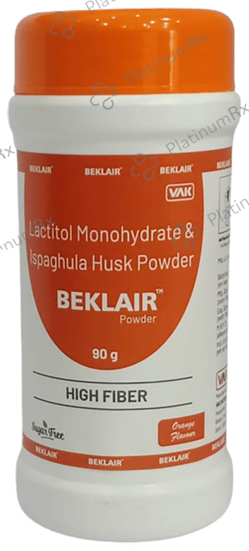 Beklair Powder Orange Flavour Sugar Free 90gm