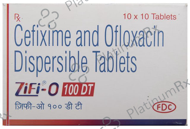 Zifi O 100/100mg DT Tablet 10s