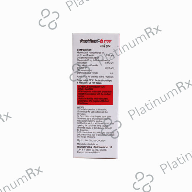 Moxifax DX Eye Drop