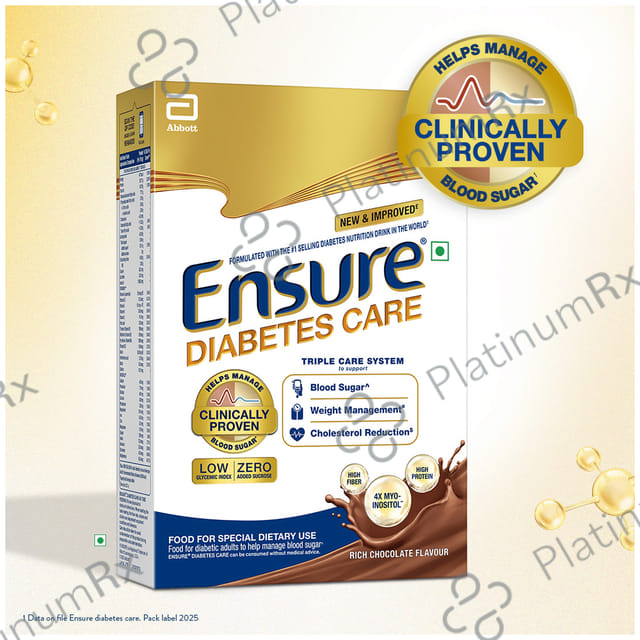Ensure Diabetes Care Chocolate Flavour Powder 200gm