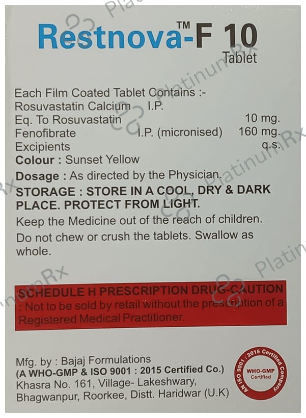 Restnova F 10mg Tablet 10s