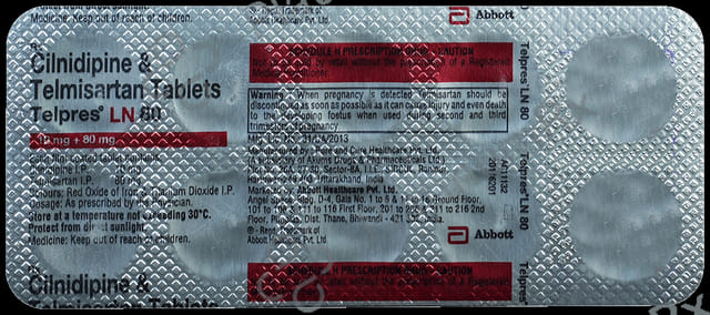 Telpres LN 80/10mg Tablet 10s