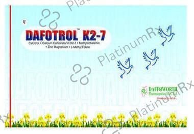 Dafotrol K2 7 Softgel Capsule Soft Gelatin Capsule