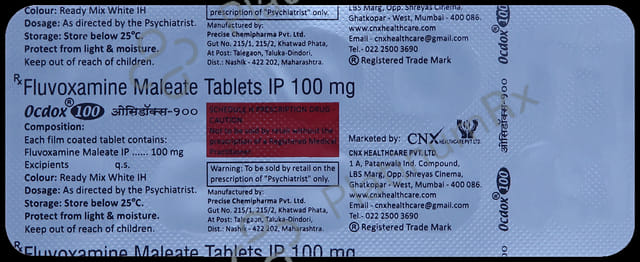 Ocdox 100mg Tablet