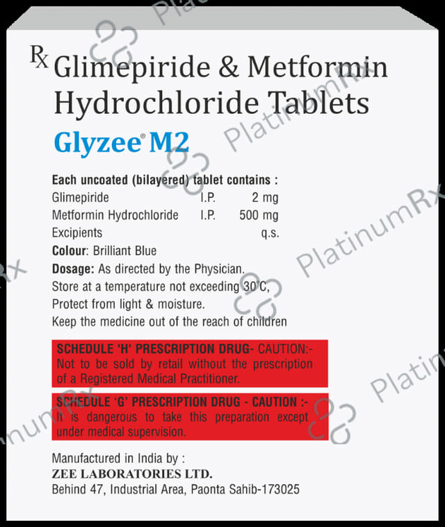 Glyzee M2/500mg Tablet 15s