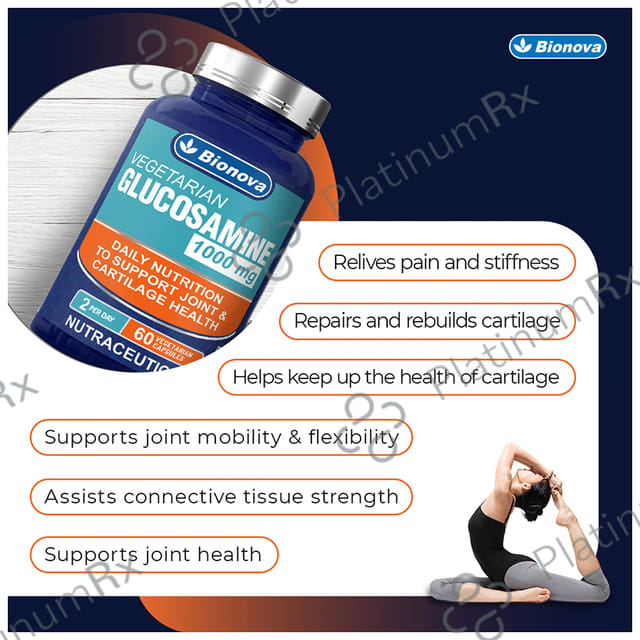 Bionova Glucosamine 1000mg Vegetarian Capsule