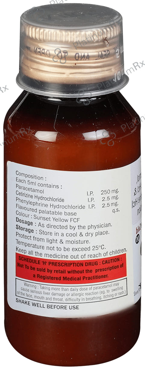 Cetrizine Cold DS Syrup 60ml