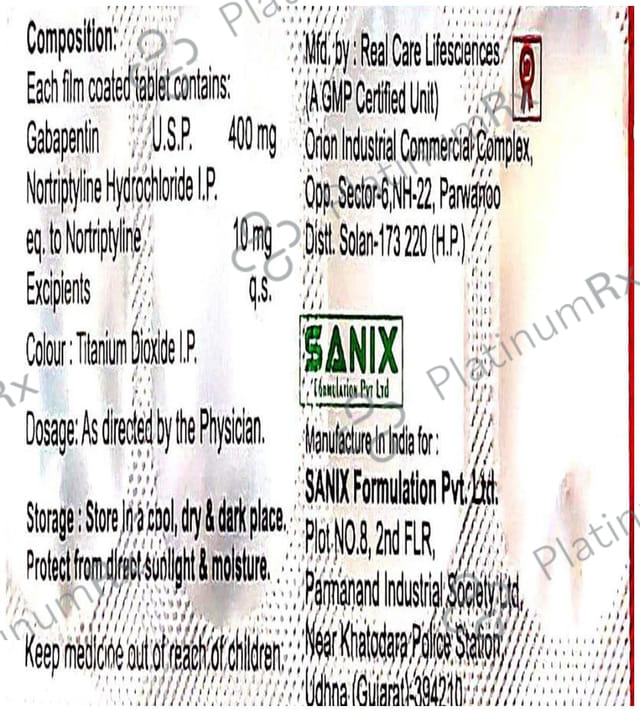 Gabankit NT 400/10mg Tablet 10s