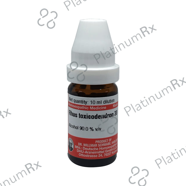 Dr Willmar Schwabe Germany Rhus Toxicodendron Dilution 30