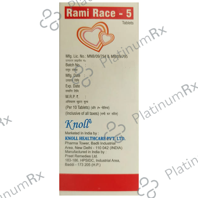 Rami Race 5mg Tablet 10s