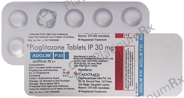 Adglim P 30mg Tablet 10s