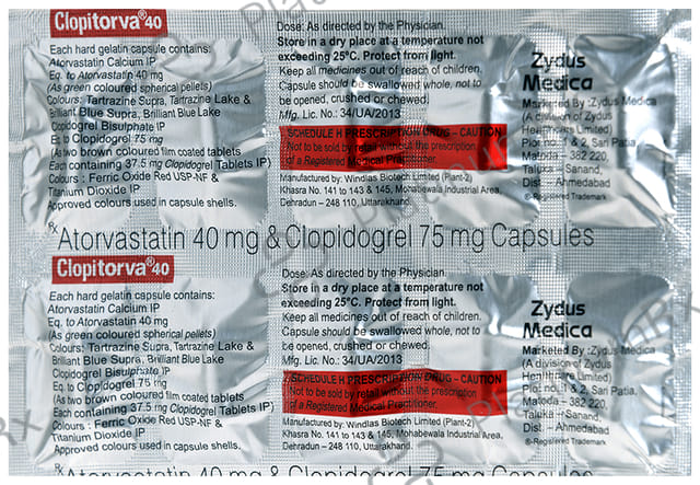 Clopitorva 40 Capsule