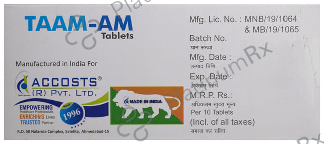 Taam AM 5/40mg Tablet 10s