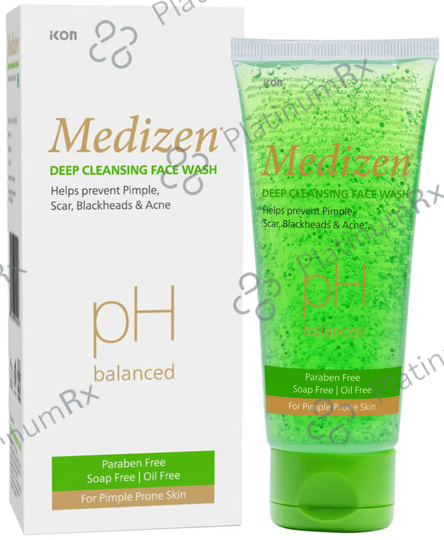 Medizen Deep Cleansing Face Wash (100ml Each) 3 Tube