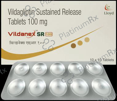 Vildanex 100mg Tablet SR