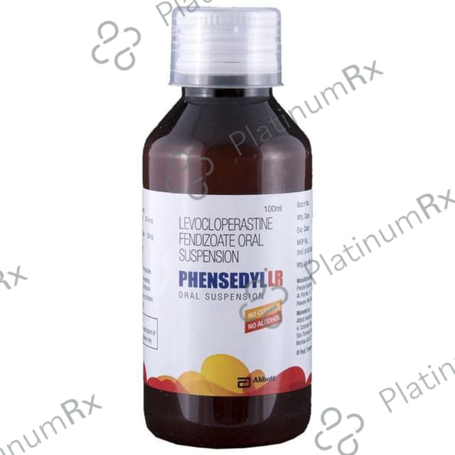 Phensedyl LR 20mg Oral Suspension 100ml
