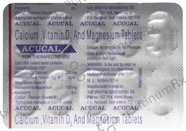 Acucal Tablet 10s