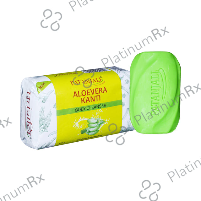 Patanjali Ayurveda Aloe Vera Kanti Body Cleanser Soap 150 gm