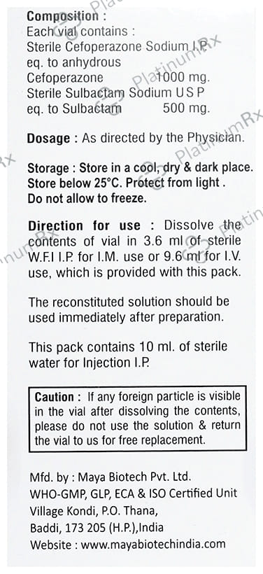 Cefrazo Plus Injection