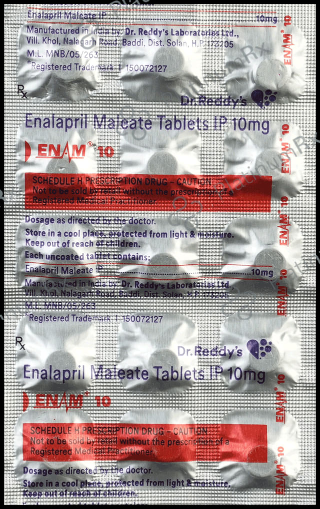 Enam 10mg Tablet 15s