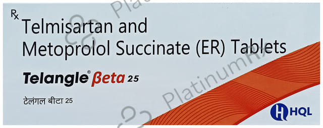 Telangle Beta 25/40mg Tablet ER 10s