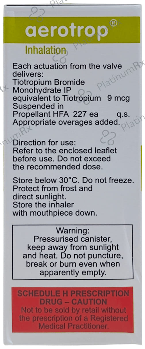 Aerotrop 9mcg Inhaler 1s