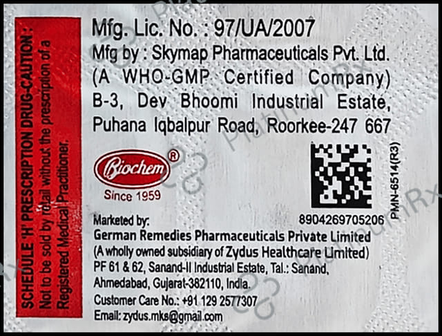 Biovas TG 10/160mg Tablet 10s