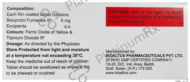 Bisojim 5mg Tablet 10s