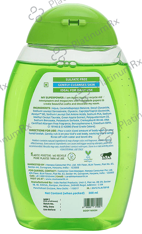 Mamaearth Body Wash for Kids with Apple Extraxt & Oat Protein