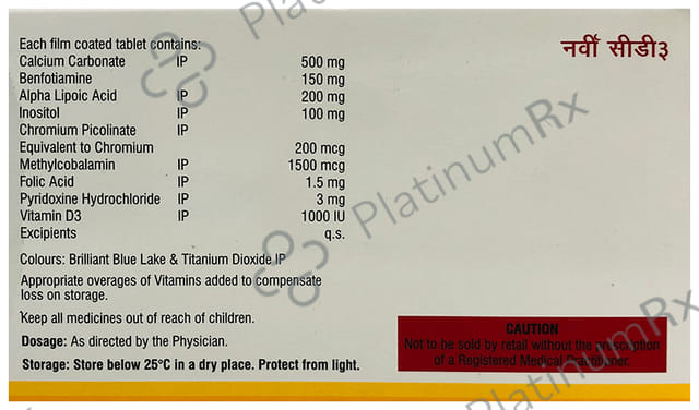 Nervee CD 3 Tablet 10s