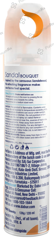 Odonil Room Spray Sandal Bouquet 220 ml