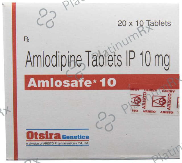 Amlosafe 10mg Tablet 10s