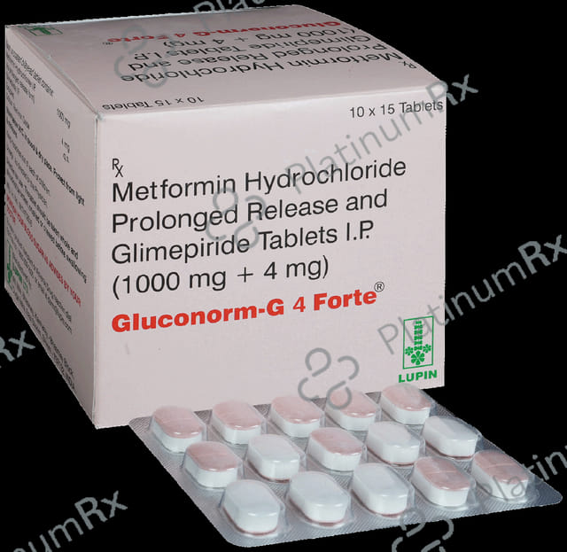 Gluconorm G 4mg Forte Tablet PR 15s