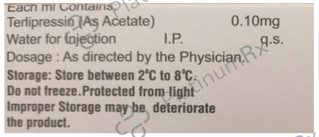 Terlibest 0.1mg Injection 10ml