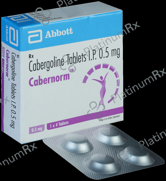 Cabernorm 0.5mg Tablet 4s