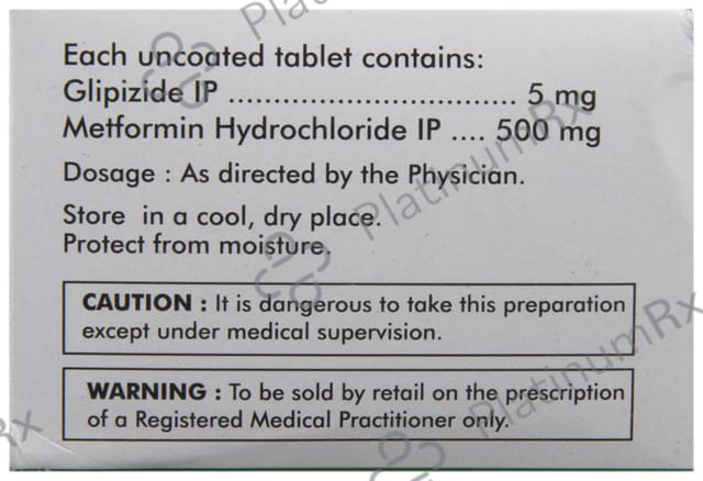 Dibizide M 5/500mg Tablet 10s